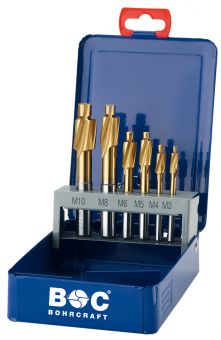 Flat countersinks DIN 373 HSS with fixed guide 