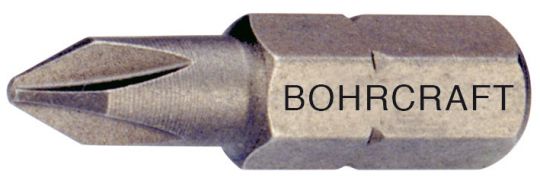 Schrauber-Bits 1/4" für Phillips-Schrauben 